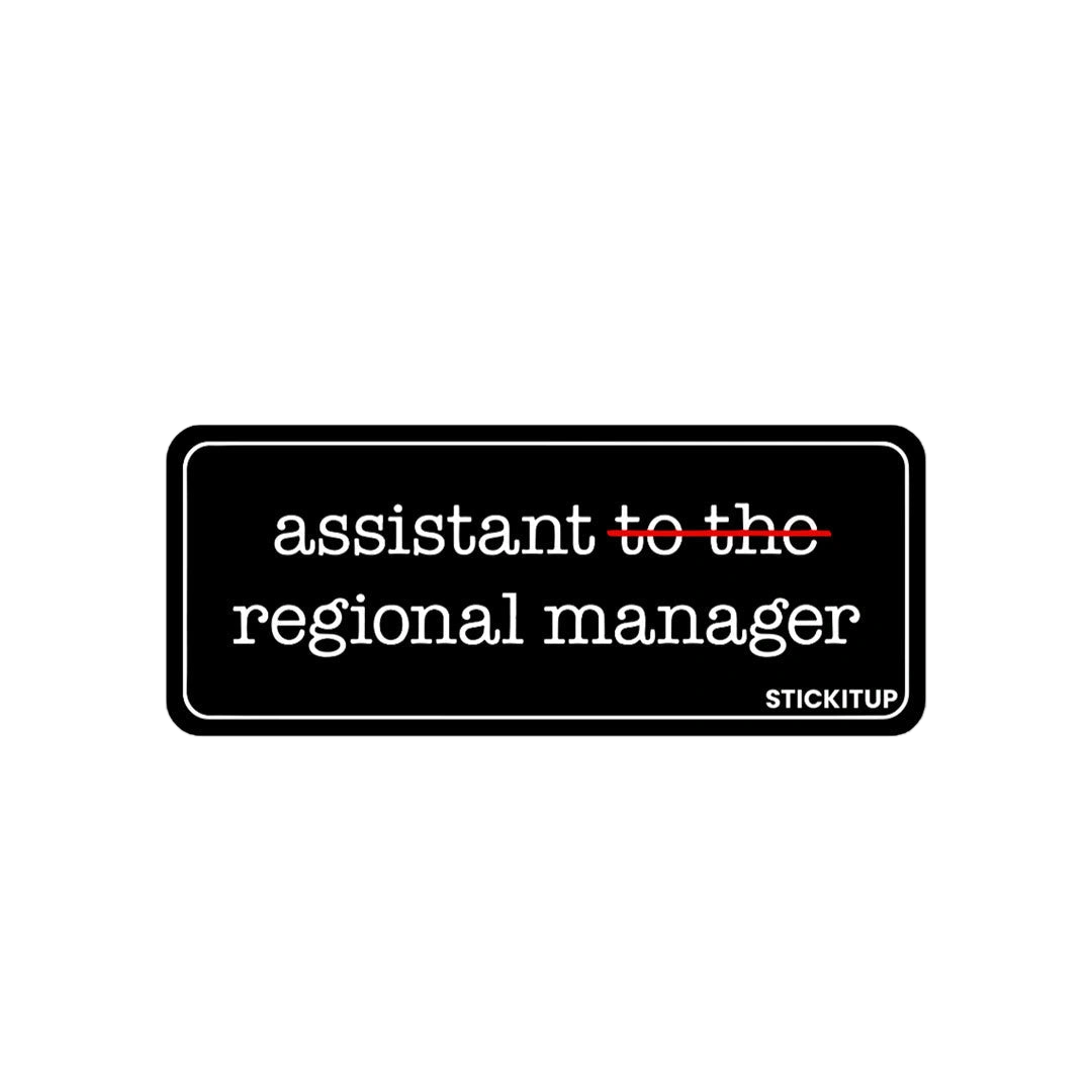 Regional Manager Sticker